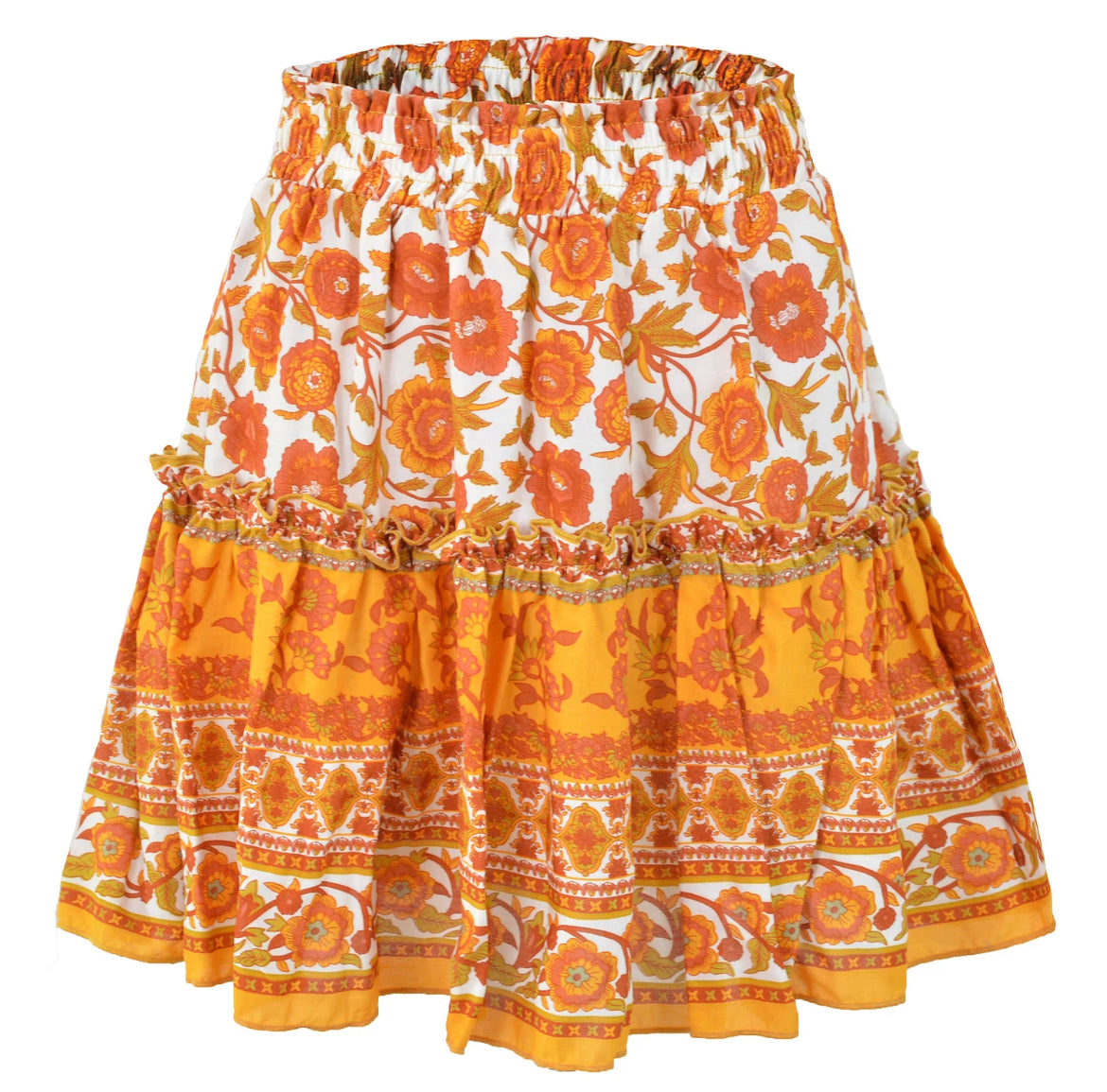 Beautiful ladies floral mini skirt