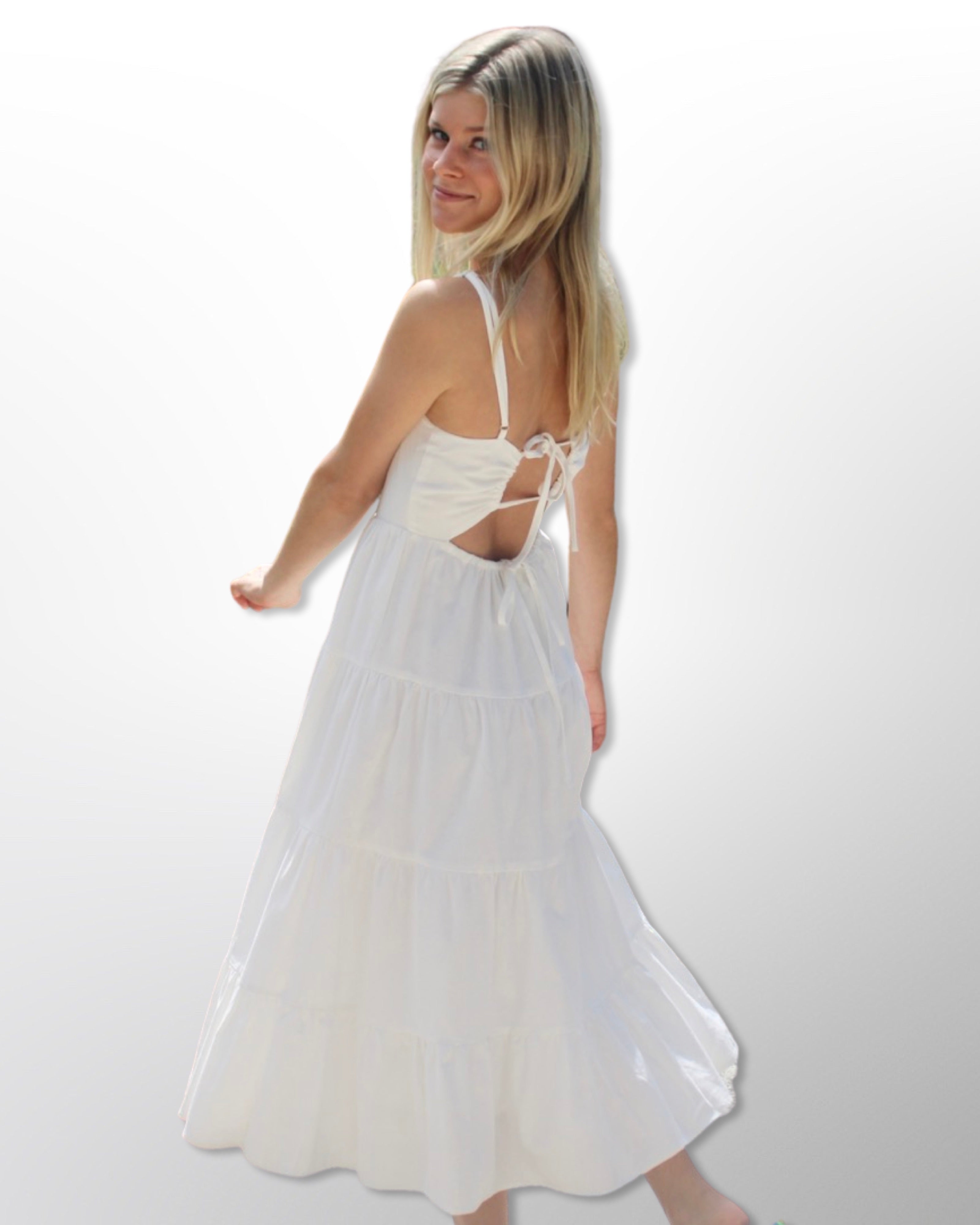 Sleeveless Tiered Maxi Dress for Women