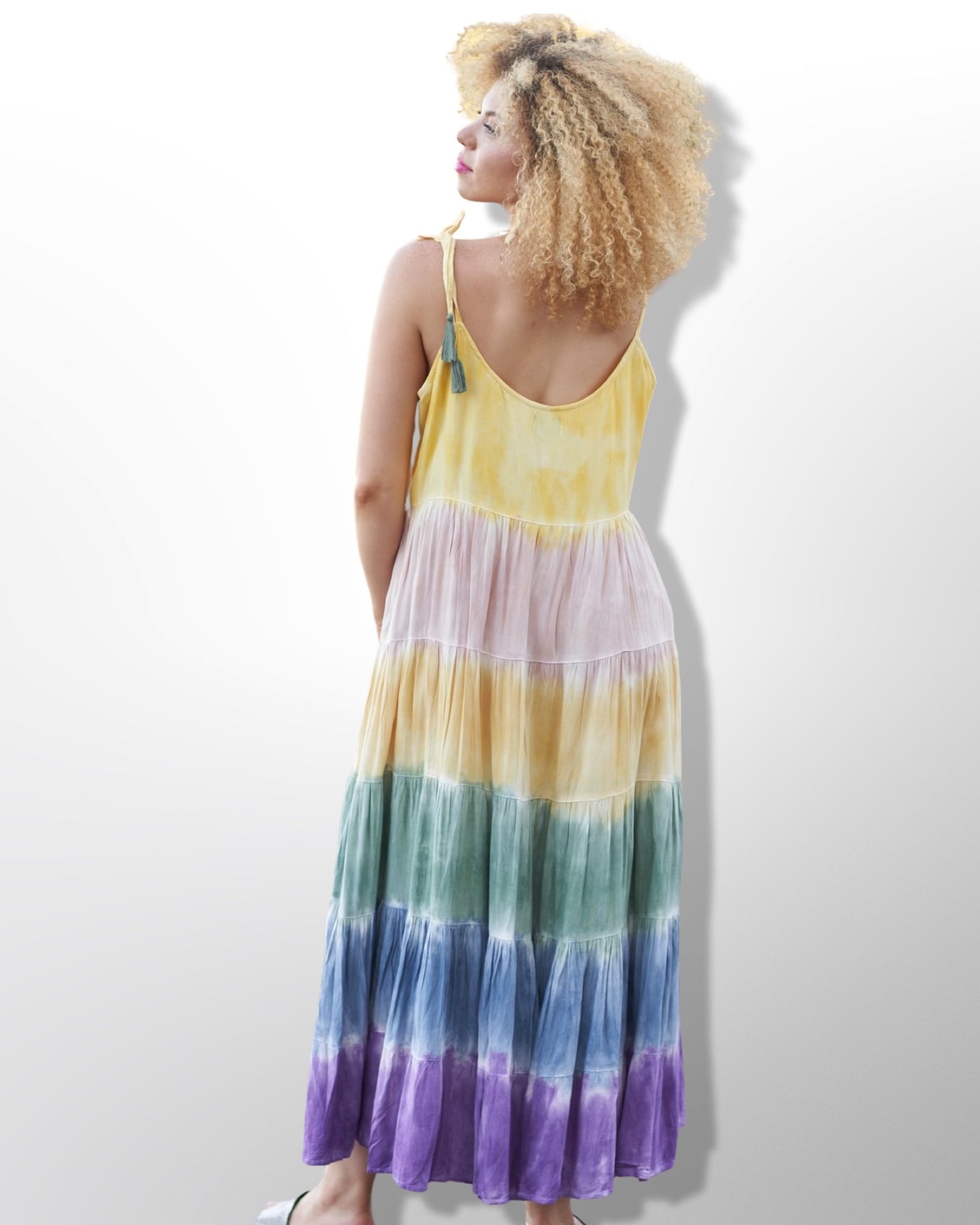 Women's multicolor maxi dress